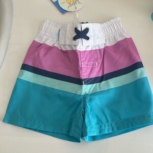 NWT Ruggedbutts 3-6 m baby boys swim trunks